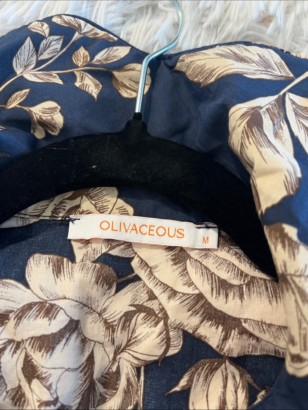 OLIVACEOUS ROSEWOOD REVERIE BUTTON DOWN MINI DRESS medium - Picture 10 of 10
